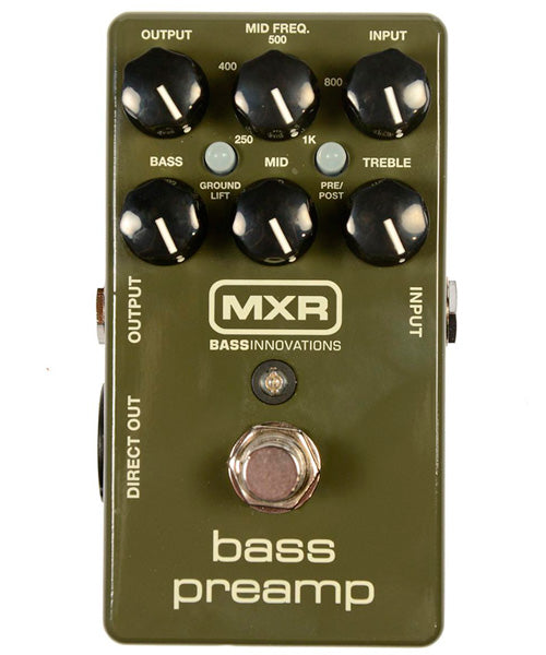 Pedal Dunlop MXR M81 Preamplificador para Bajo Eléctrico