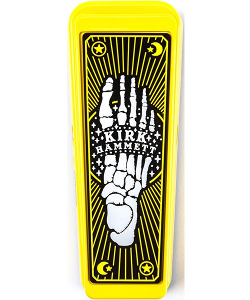 “Exclusiva en Veerkamp Online” Dunlop Pedal de Efecto Cry Baby KH95Y Amarillo Brillante Wah Kirk Hammett Edición Limitada