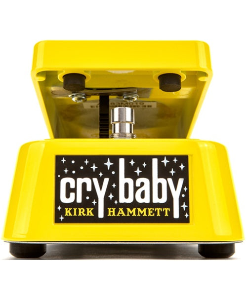 “Exclusiva en Veerkamp Online” Dunlop Pedal de Efecto Cry Baby KH95Y Amarillo Brillante Wah Kirk Hammett Edición Limitada