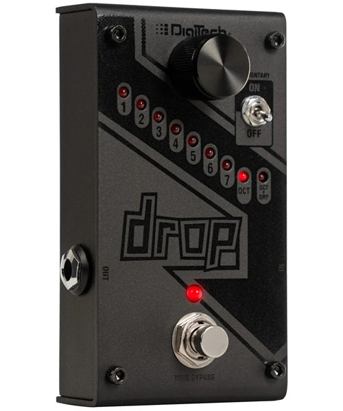 Exclusiva en Veerkamp Online DigiTech Pedal de Efecto DROPBK-V-01 con Adaptador, Drop Black