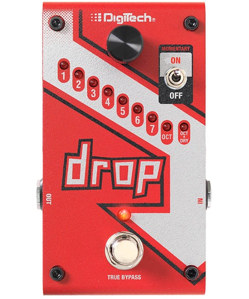 DigiTech　DROP-V-01 DigiTech Pedal de Efecto DROP-V-01 con Adaptador, Drop