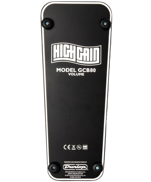 Dunlop Pedal de Volumen GCB80 High Gain