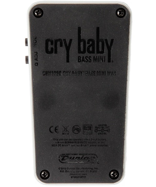 Dunlop Pedal de Efecto Cry Baby CBM105Q Bass Mini