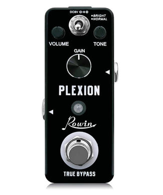Rowin Pedal de Efecto LEF-324 Distortion Plexion