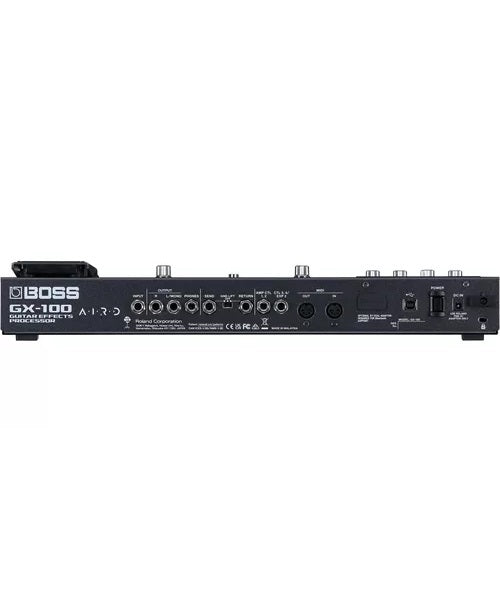 Boss Procesador GX-100 de Efectos con Pantalla Táctil y Adaptador de Corriente para Guitarra Eléctrica