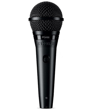 Shure Micrófono Dinámico PGA58XLR Cardioide, Vocal