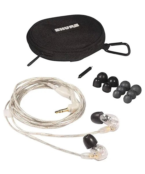 Shure Audífonos Aislantes SE215-CL Transparentes, In-Ear