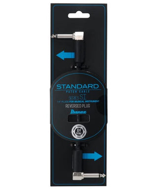 Ibanez Cable 12cm Negro SI04PR Angulado/Angulado