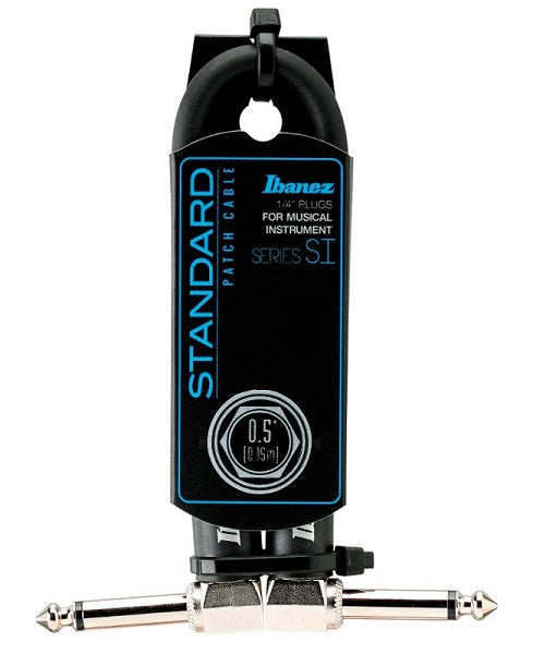 Cable de Parcheo Ibanez SI05P Negro Angulado/Angulado 15cm
