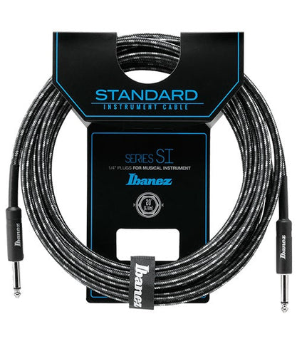 Ibanez Cable 6.10Mts Negro/Gris SI20-CCT Recto/Recto