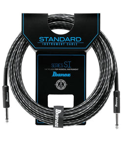 Ibanez Cable 6.10Mts Negro/Gris SI20-CCT Recto/Recto