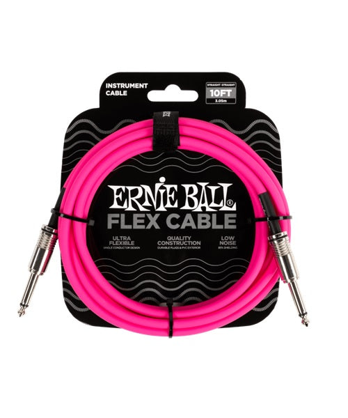 Ernie Ball Cable Flex 6413 Rosa 3.048 Mts. Recto/Recto