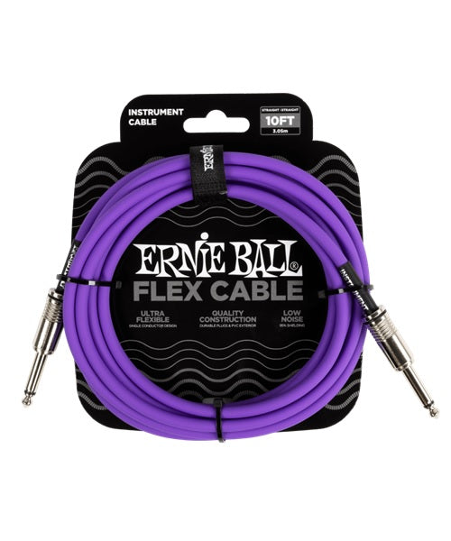 Ernie Ball Cable Flex 6415 Morado 3.048 Mts. Recto/Recto