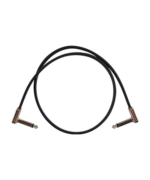Cable de Parcheo Ernie Ball Flat Ribbon 6228 Negro Angulado/Angulado 60 cm