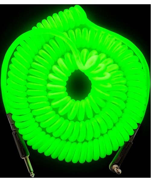 Dunlop MXR Cable DCICG30R 9.144 MTS Fosforecente, Angulado/Recto