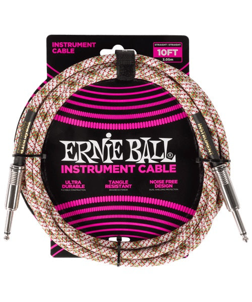 Cable Ernie Ball Braided 6426 Emerald Argyle Recto/Recto 3.048m