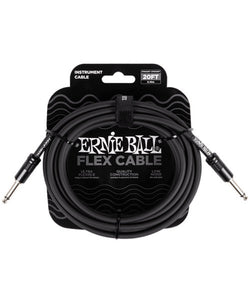 Ernie Ball Cable Flex 6435 Negro 6.10 Mts. Recto/Recto