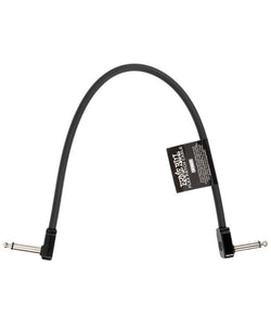 Ernie Ball Cable Flex Patch 6440 Negro 0.3048 Mts. Angulado/Angulado, 1 Pza