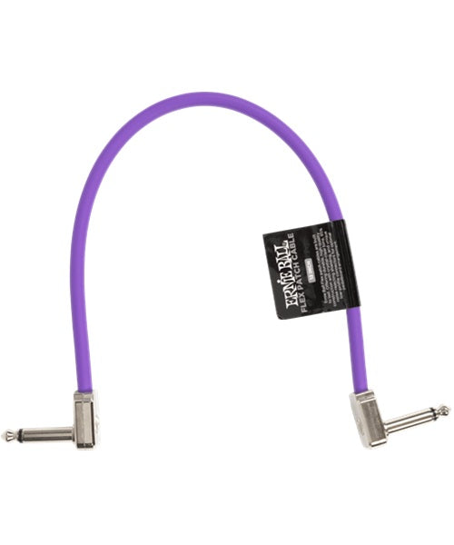 Cable de Parcheo Ernie Ball Flex Patch 6448 Morado Angulado/Angulado 1 pieza 30.48cm