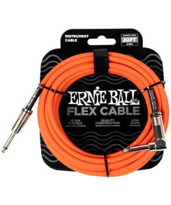 Ernie Ball Cable Flex 6467 Anaranjado 6.10 Mts. Recto/Angulado
