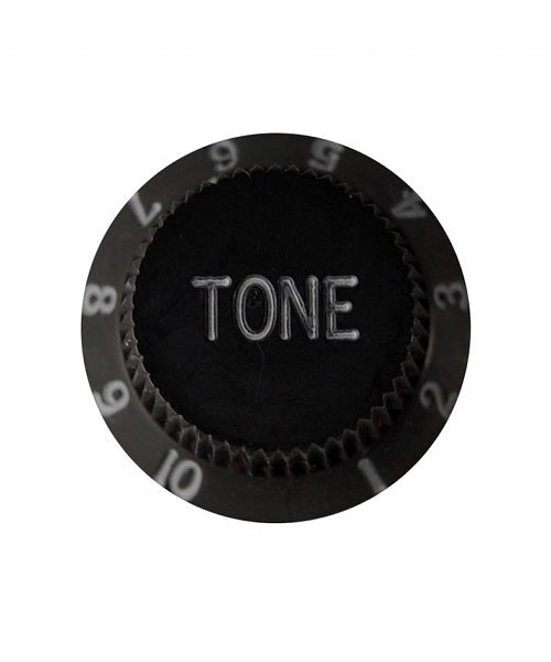 Botón de Tono CPK KB-2T para Guitarra Eléctrica en Plástico Negro
