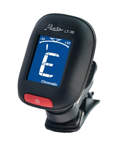 Afinador Cromático Rowin LT36 de Clip en Negro