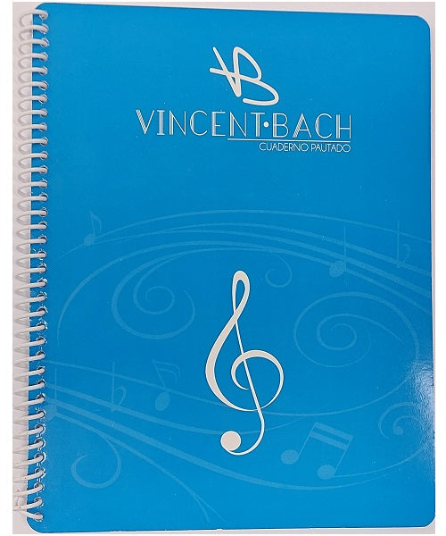 Cuaderno Musical Bach 3-CV Pautado Profesional – 24 Hojas