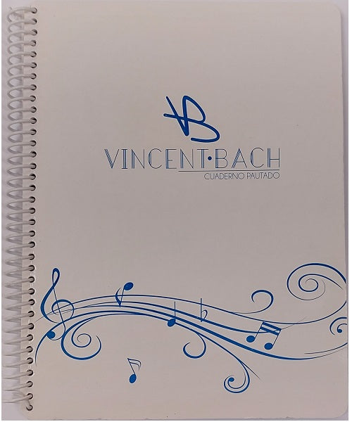 Cuaderno Musical Bach 10-CV Pautado Profesional – 48 Hojas