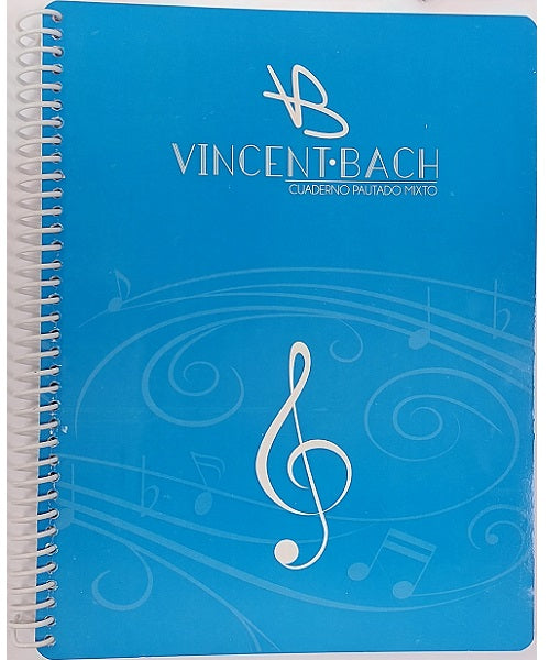 Cuaderno Musical Bach 9-CV Pautado Profesional Mixto – 48 Hojas