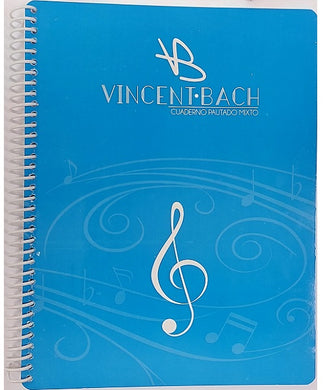 Bach Cuaderno 9-CV Pautado Profesional Mixto, 48 Hojas