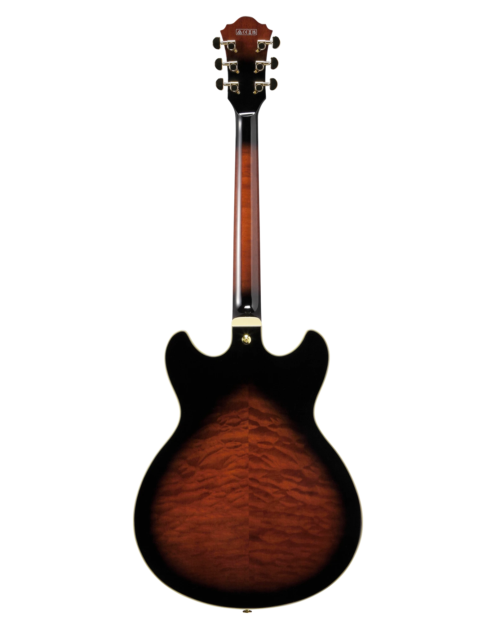 Guitarra Eléctrica Ibanez Artcore Expressionist AS93QMSP-DBS Café Sombreado Negro