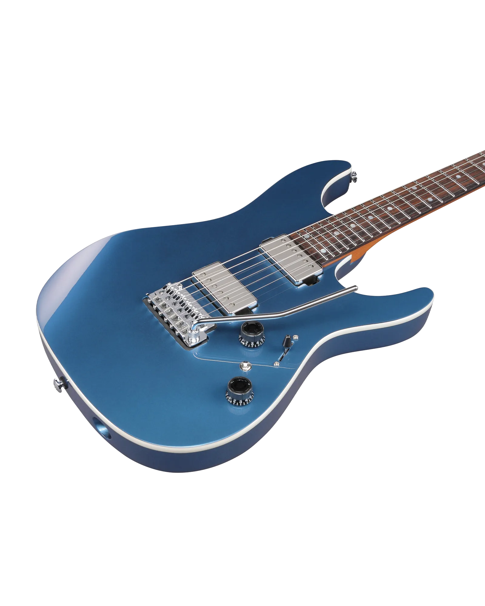 Guitarra Eléctrica Ibanez AZ Premium AZ42P1-PBE Azul Metálico con Funda