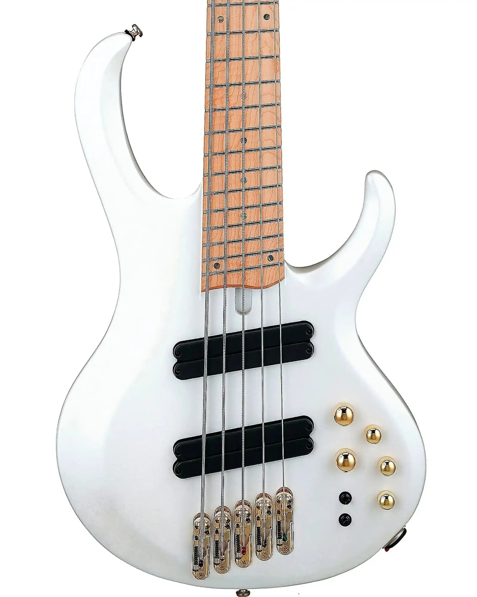 Bajo Eléctrico Ibanez BTB Bass Workshop BTB605MLM-PWM Blanco Mate de 5 Cuerdas