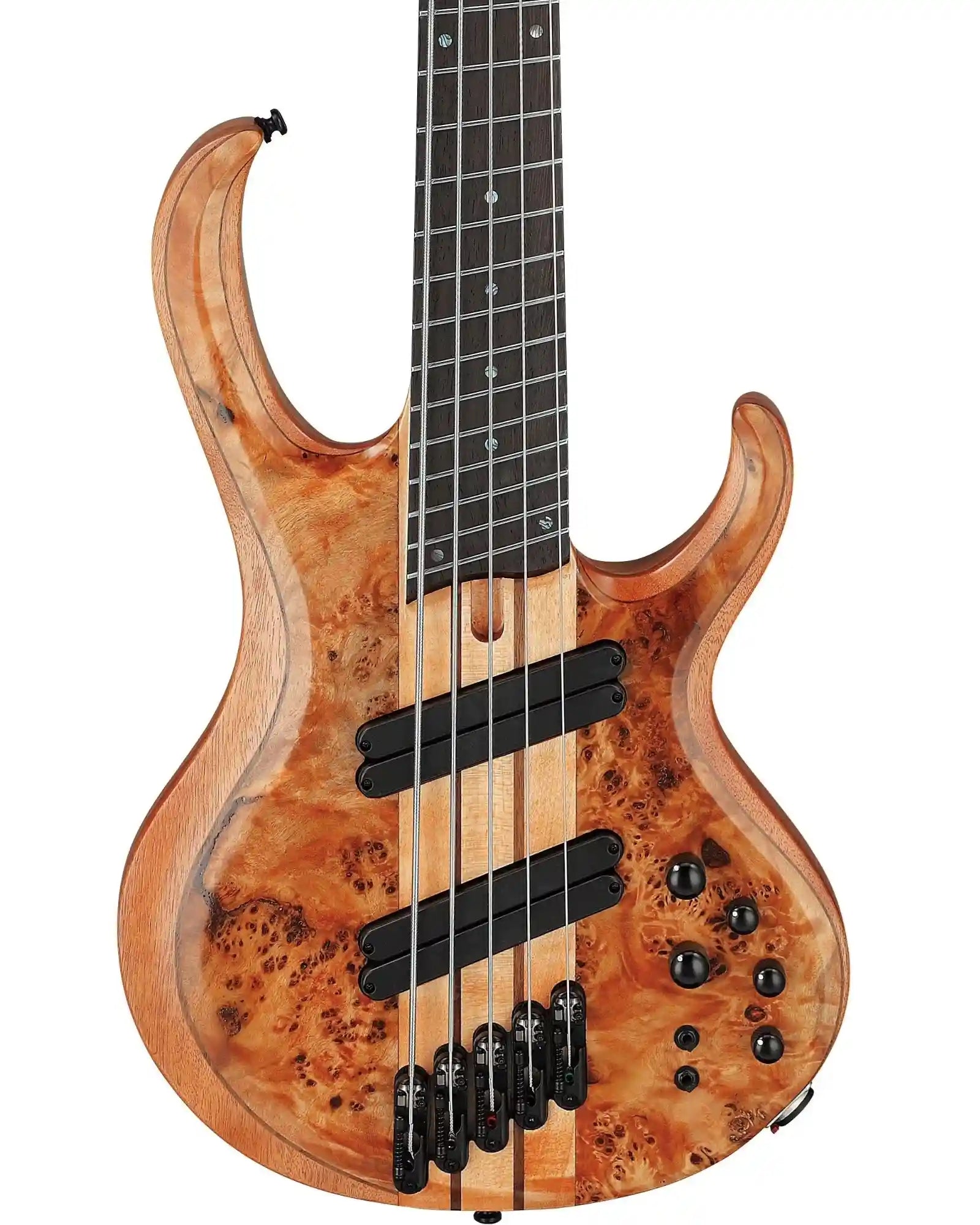 Bajo Eléctrico Ibanez BTB Bass Workshop BTB805MS-FNL Natural con Estuche de 5 Cuerdas