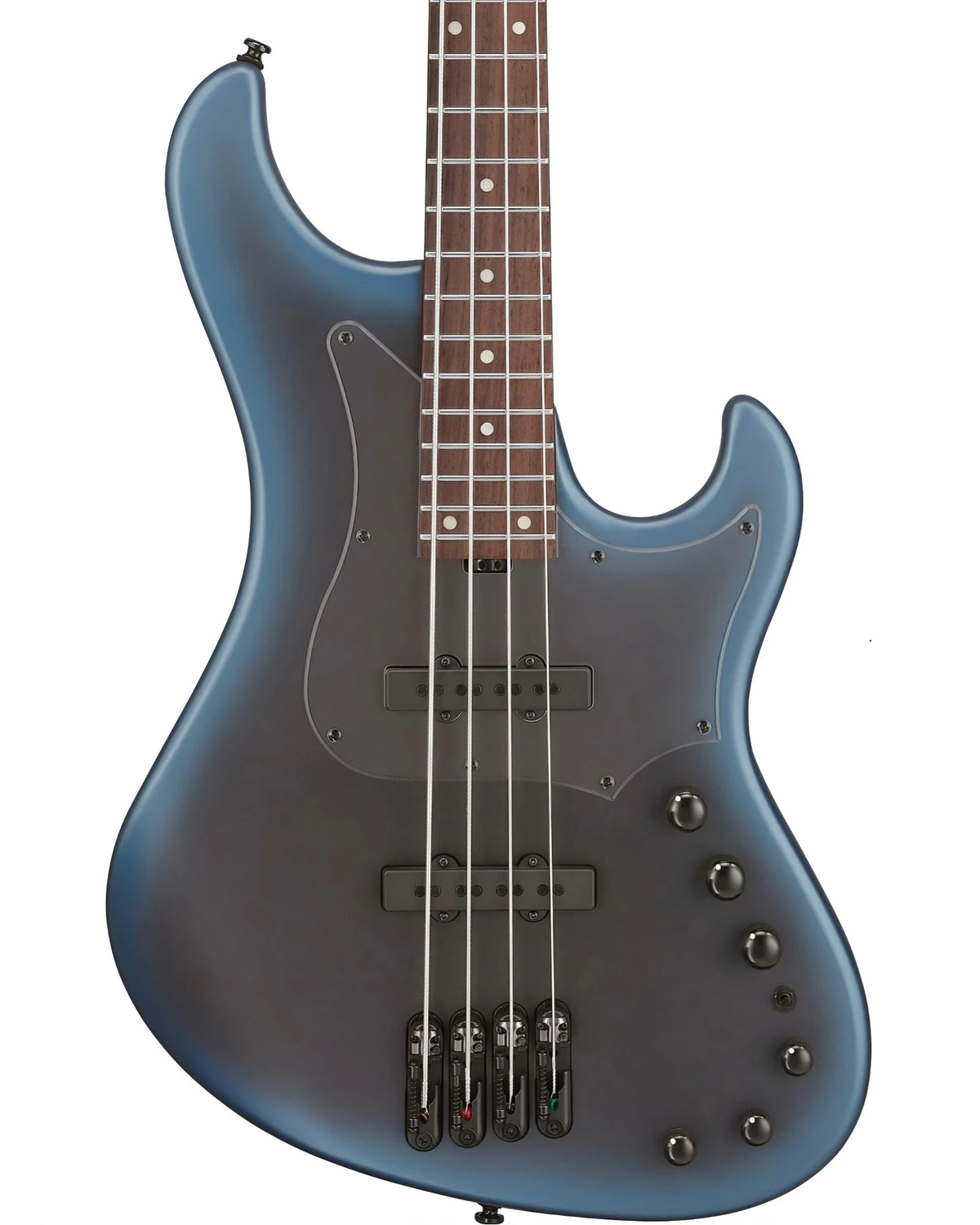Bajo Eléctrico Ibanez MDM1000-MAM Mode Negro/Sombreado Azul Mate con Funda