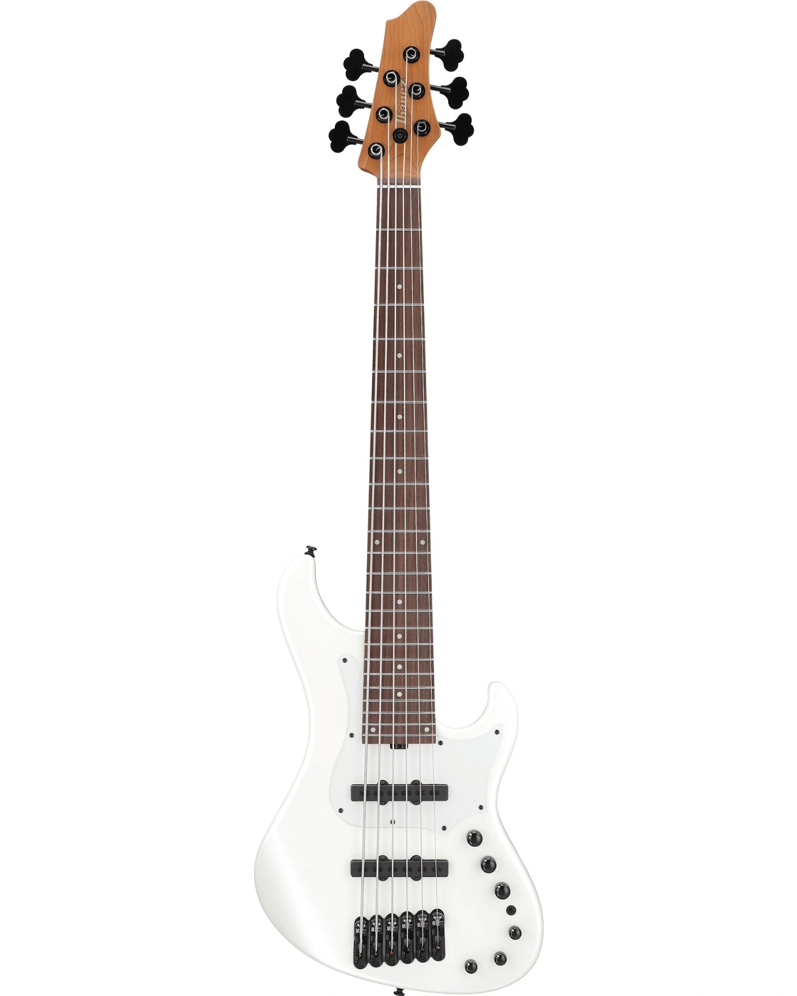 Bajo Eléctrico Ibanez MDM1006-PW Mode Blanco Aperlado con Funda de 6 Cuerdas