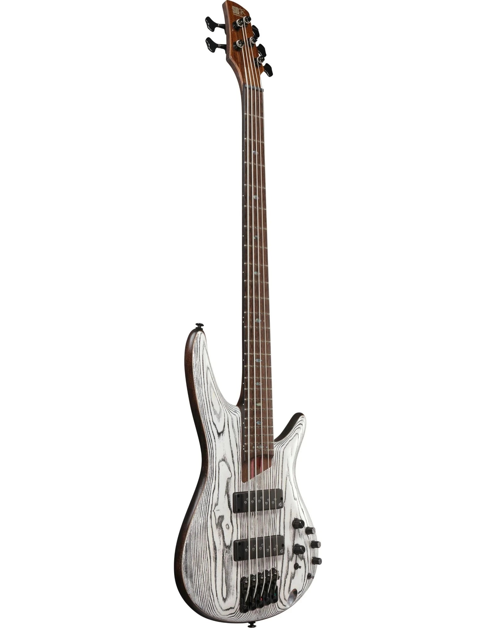 Bajo Eléctrico Ibanez SR Premium SR1325SB-IVF Entintado Blanco Mate con Funda de 5 Cuerdas