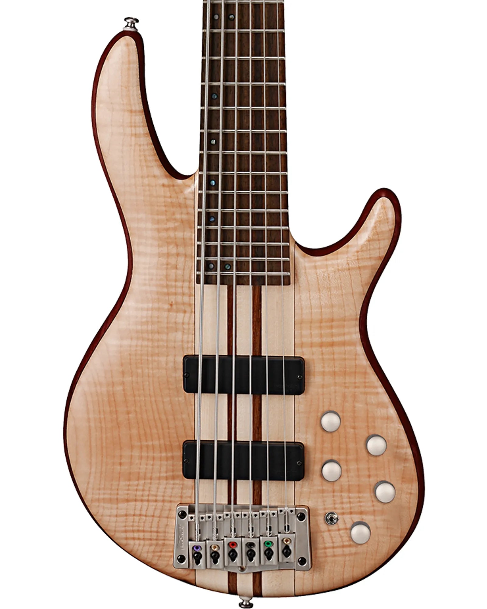 Bajo Eléctrico Cort Artisan A6 PLUS FMMH OPN Natural Mate 6 Cuerdas