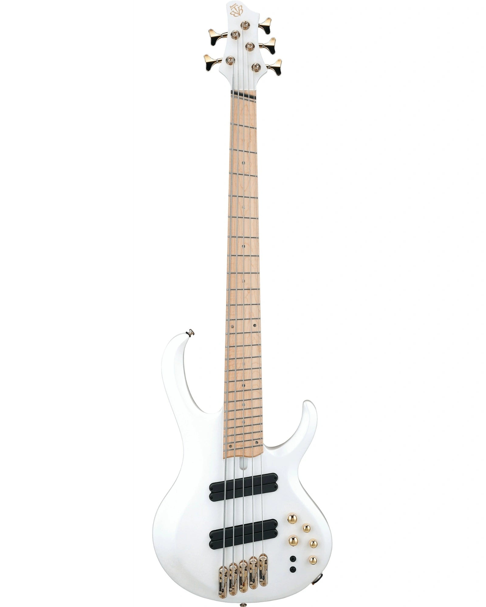 Bajo Eléctrico Ibanez BTB Bass Workshop BTB605MLM-PWM Blanco Mate de 5 Cuerdas