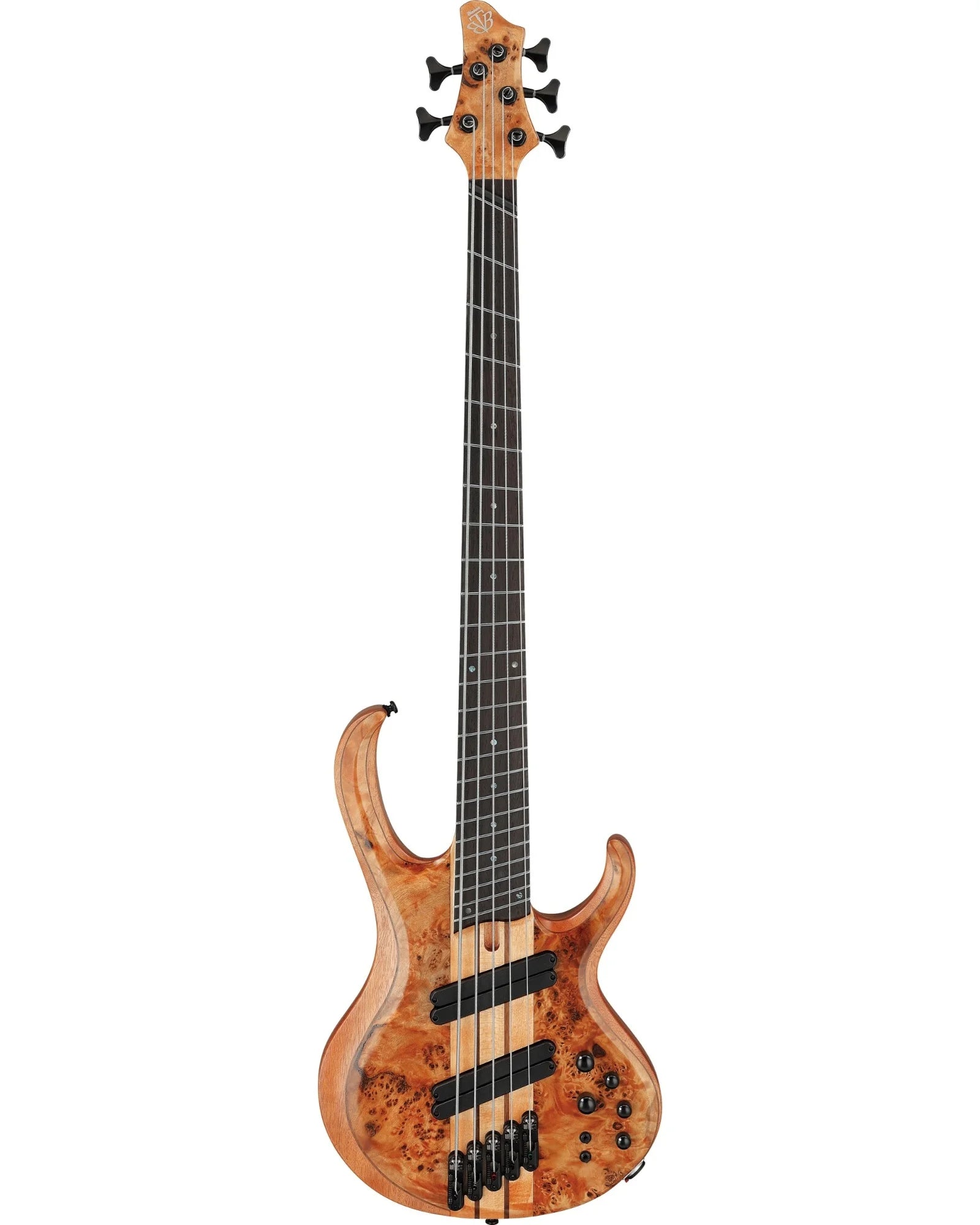 Bajo Eléctrico Ibanez BTB Bass Workshop BTB805MS-FNL Natural con Estuche de 5 Cuerdas