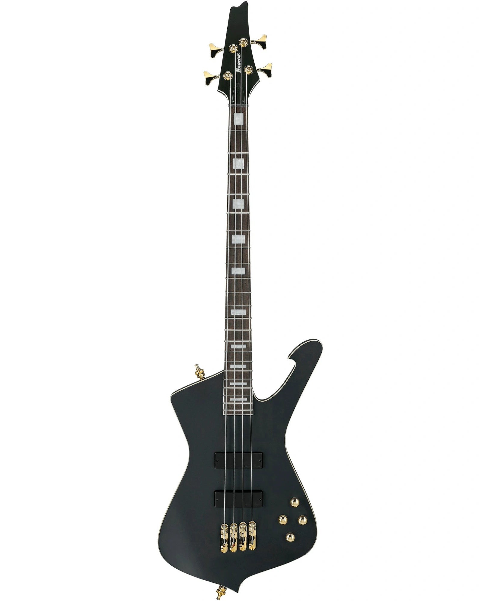 Bajo Eléctrico Ibanez Iceman ICB620-BKF Negro Mate con Funda