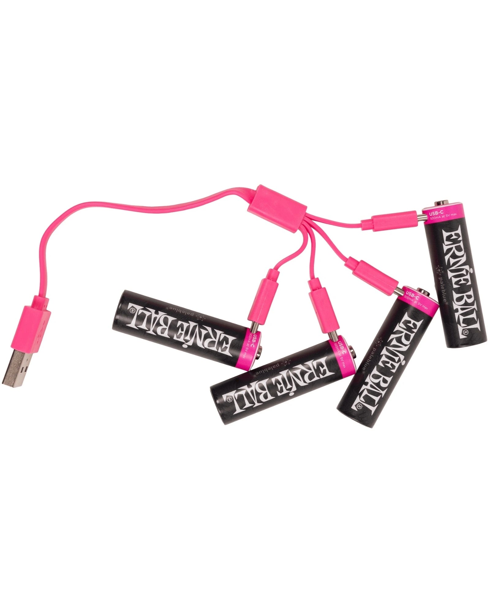 Baterías Recargables Ernie Ball Gruve Gear 9643 USB-C AA, 4 PZAS