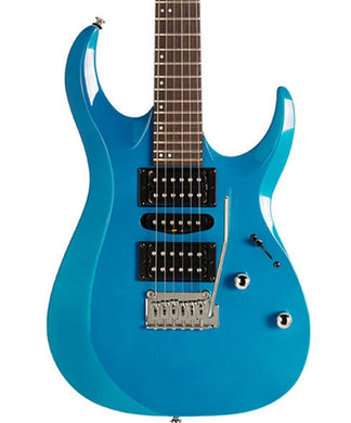 Cort Guitarra Eléctrica Azul Brillante X200 CBL, Serie X