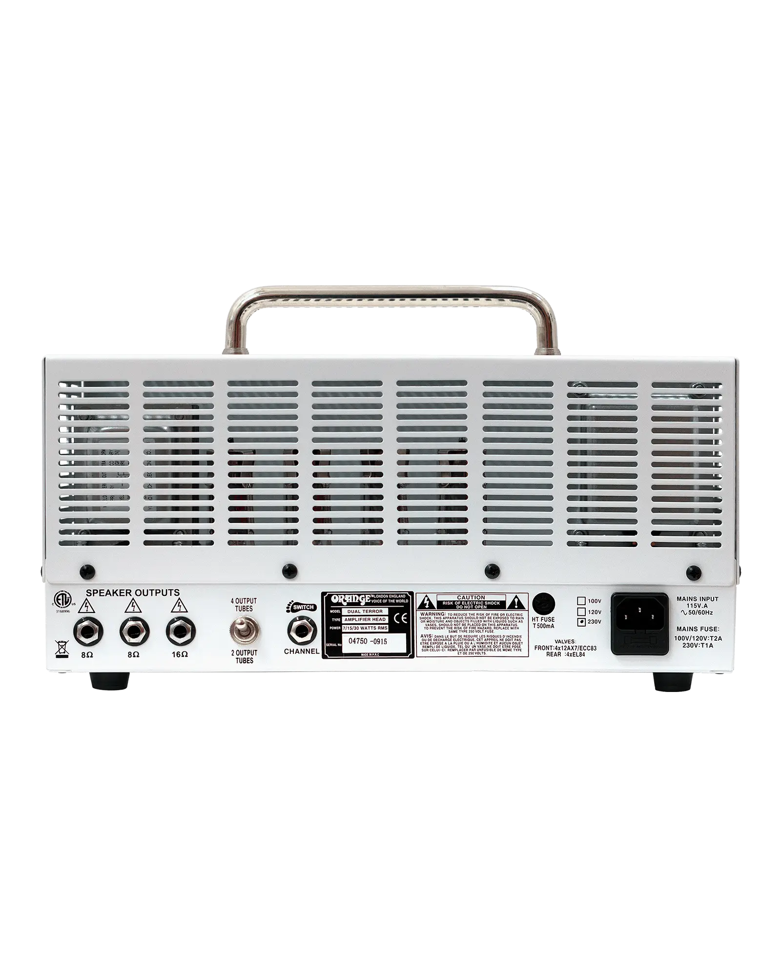 Amplificador Orange Dual Terror DT30H 30W para Guitarra Eléctrica