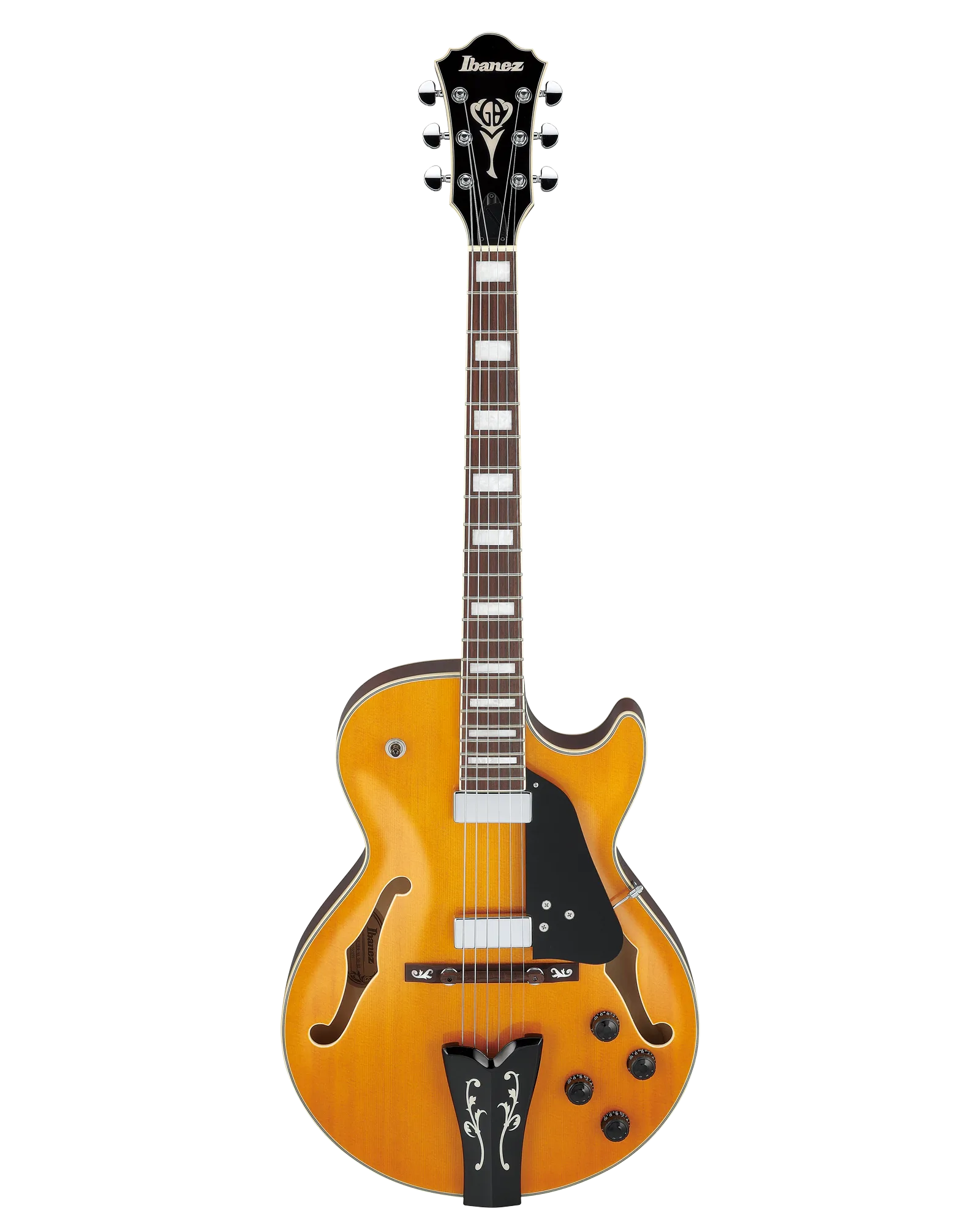 Guitarra Eléctrica Ibanez Signature George Benson GB10EM-AA Ámbar Antiguo