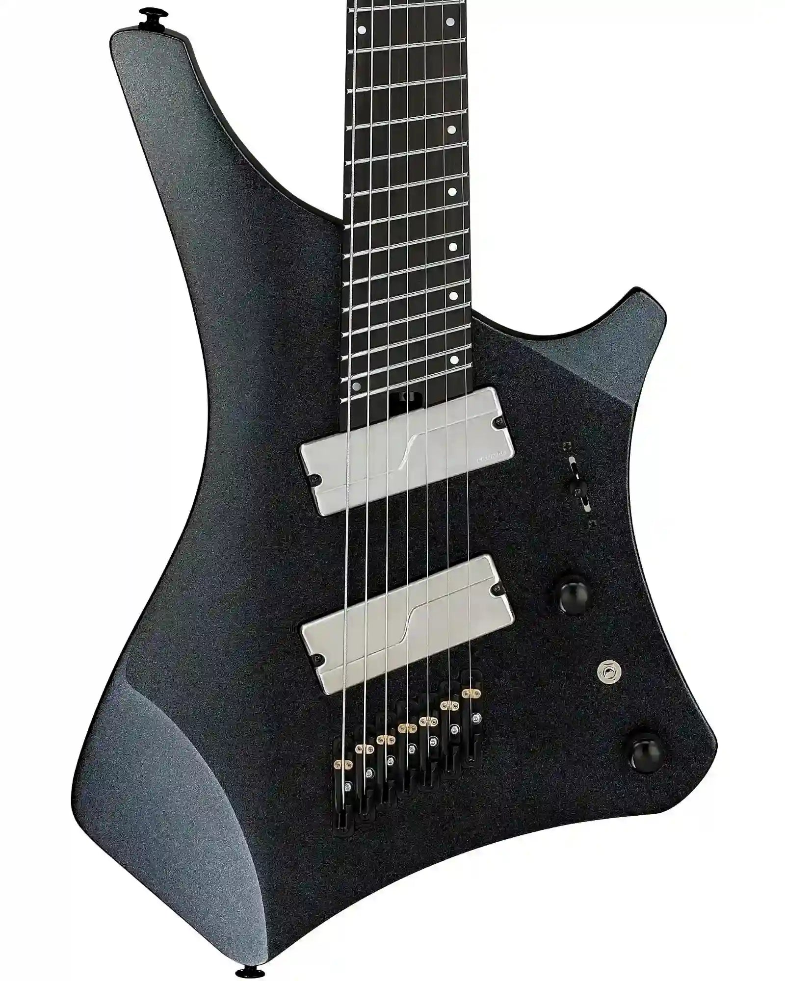 Guitarra Eléctrica Ibanez A527-IPT Alpha Gris con Funda de 7 Cuerdas