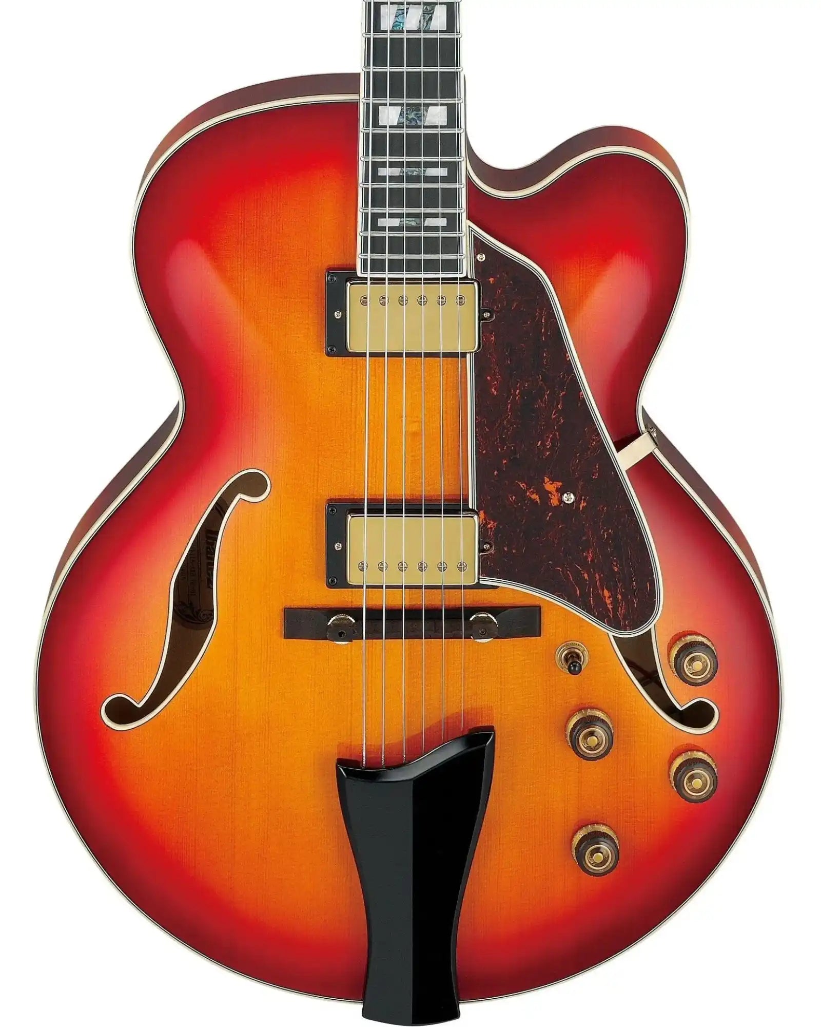 Guitarra Eléctrica Ibanez Artcore Artstar AF115-AWB Entintado Ámbar/Sombreado Rojo con Estuche