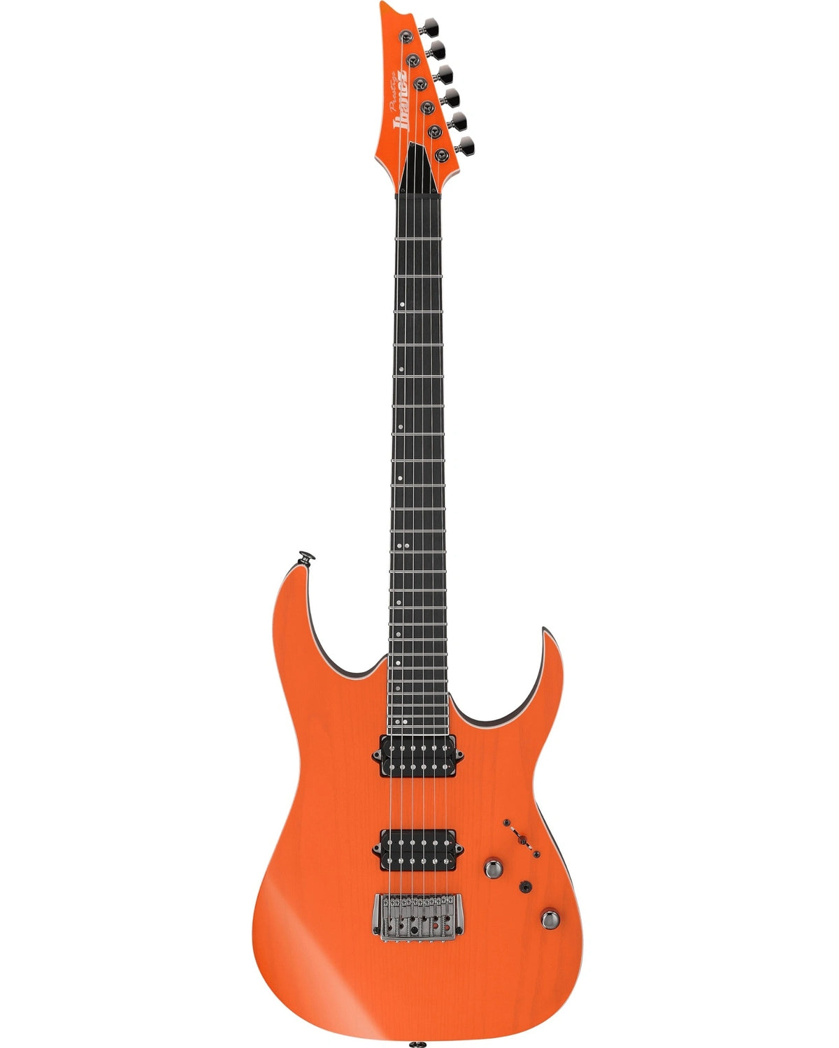 Guitarra Eléctrica Ibanez Prestige RGR5221R-TFR Entintado Anaranjado Fosforecente con Estuche