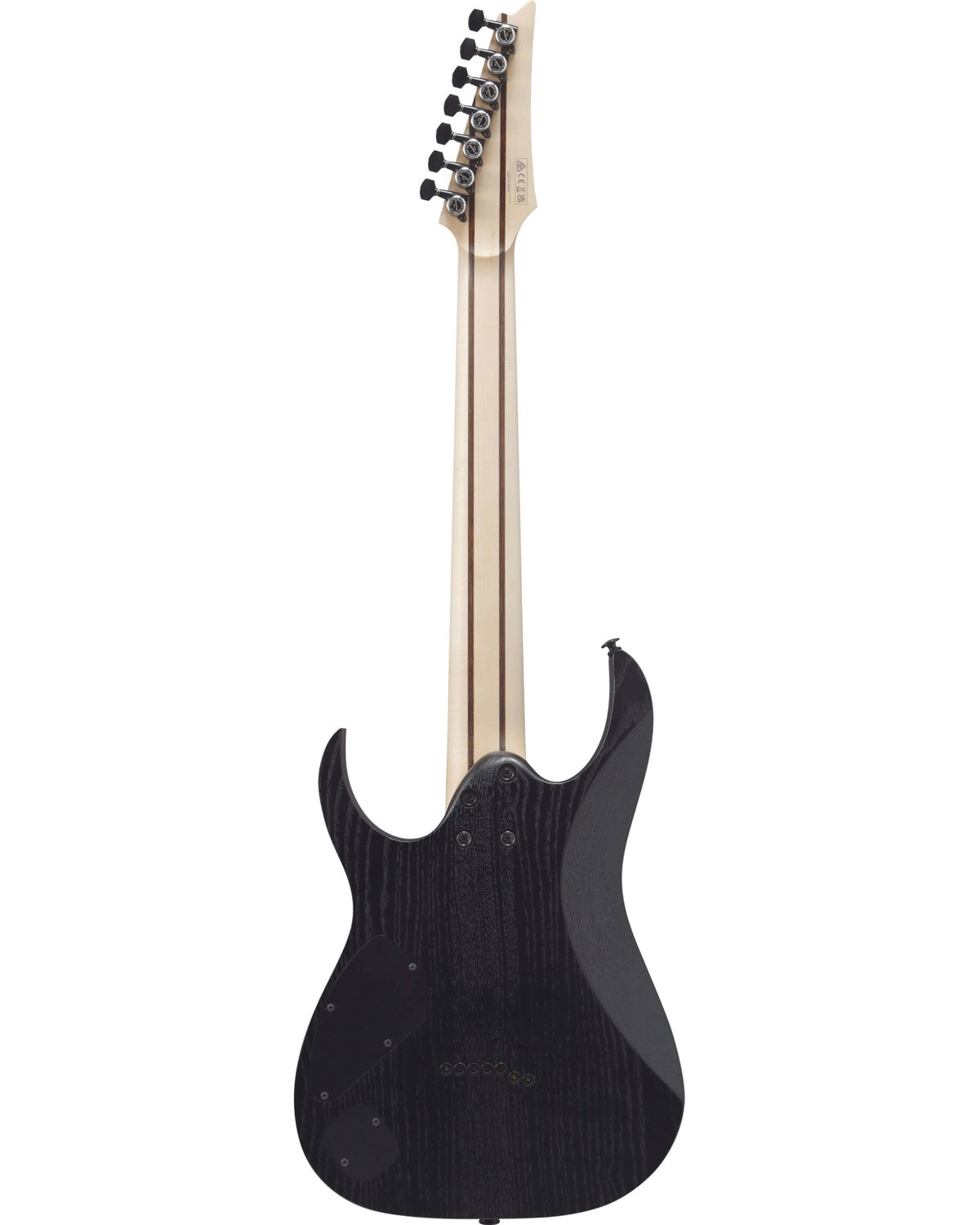 Guitarra Eléctrica Ibanez Prestige RGR762AHBF-WK Negro Erosionado con Estuche de 7 Cuerdas