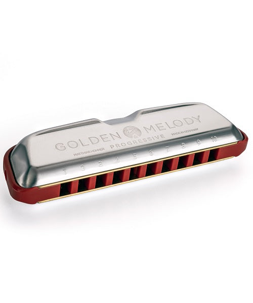 Hohner Armónica La Mayor M54410X Golden Melody Progressive